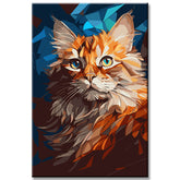 Siberian Cat Painting by Numbers